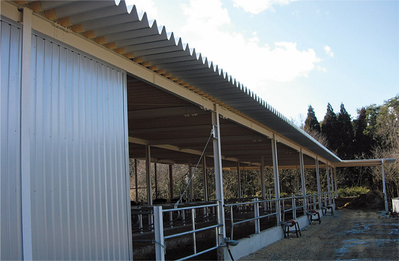 MS折板 MSW-500 / MSW-600 / 波板 長尺大波 / 波板 長尺小波[畜舎・堆肥舎用屋根]